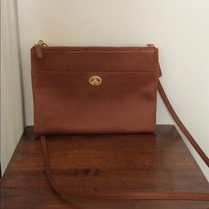 Brown Leather Crossbody Purse